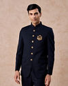 Blue Majestic Elegance Jodhpuri Suit